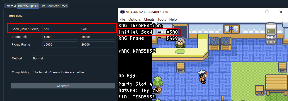 FRLG Egg RNG